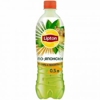 Липтон чай 0,5л*12 Имбирь Лемонграсс