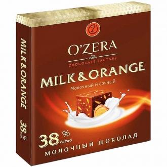 Шоколад О`Zera молочный 90гр*6 Milk&Orange