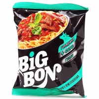 Биг-Бон ЛАПША  б/п 75г*48 Говядина+соус 'Гуляш ' (пакетик)
