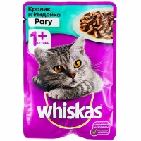 ВИСКАС 85г*28  рагу кролик /индейка