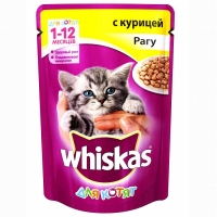 ВИСКАС 85г*28  рагу с курицей /для котят/