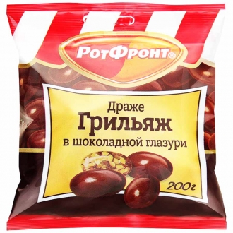 Драже Грильяж РФ в шок. глазури 200г*20