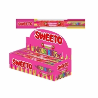 Мармелад SWEETO 'Sour belt 'кислая лента 8г*60*(12бл) Клубника