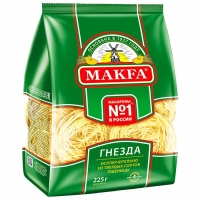 Макаронные изд. 'Макфа ' 225г*18 Гнёзда