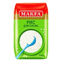 Рис круглый  'Макфа ' 800гр*6 для плова