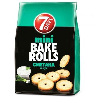 Сухари BAKE ROLLS 80г*12 Сметана-лук