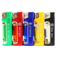 Зажигалки Пьезо СИТИ СL-04 1*50шт*(20бл) Фонарь