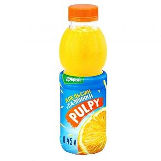 Палпи напиток 0,45л*12шт апельсин