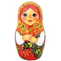 ИМЧ Матрешка с Ягодами ж/б 50г*(30) чай черный