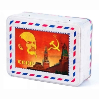 ИМЧ Шкатулка с магнитом СССР Красная площадь ж/б 50гр*(30)
