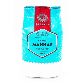 Манная крупа  'Великое '750гр*12