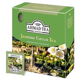 Ахмад 100 пак*(8) Зеленый чай с жасмином