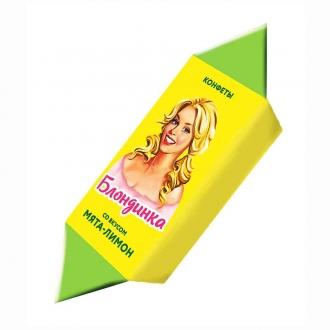 Славянка конфеты  'Блондинка ' 6пак/1кг / Со вкусом мята-лимон/