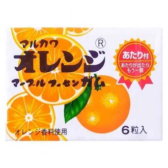 Жевательная резинка  'Marukawa 'виде шаров 8г*36 Апельсин (6 шаров)