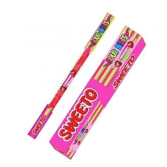 Жевательный мармелад  SWEETO Sour belt кислая лента 15г*72*(6бл) Клубника
