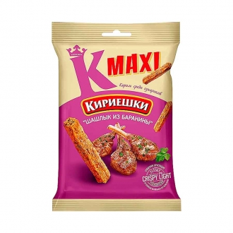 Кириешки сухарики Maxi 60гр*40 Шашлык из баранины