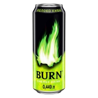 Энергетический напиток Бёрн  0,449*12 Яблоко-киви