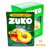 ZUKO растворимый напиток 20гр*12*(8бл) Персик