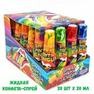 Жидкая конфета  SPRAY PINTA LENGUA 20мл*24*(20бл)