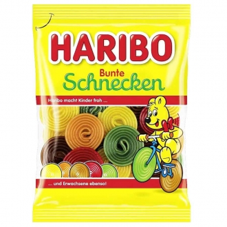 Жевательный мармелад  HARIBO 80г*18 Клубничные улитки