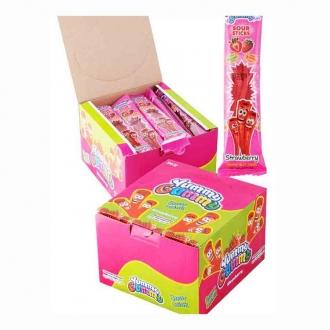 Жевательный мармелад  Yummy Gummy sourstick кислые палочки 20гр*24*(12бл) Клубника