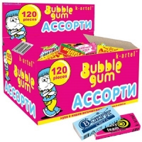 Жевательная резинка Канди Клаб не Дражированная  *120*(10бл) Ассорти
