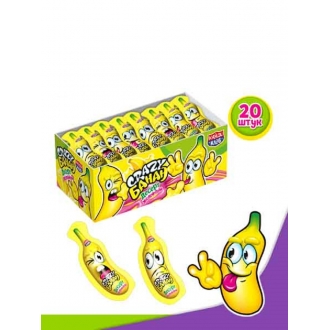 Желейный десерт  Канди Клаб 60гр*20*(12бл) Crazy Банан