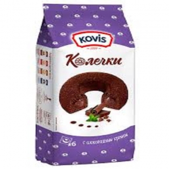 Сдобные Колечки  'Ковис ' 240гр*6  Шокол...
