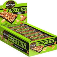 Батончики Protein Nut&Go 36г*18*(8бл) Миндаль и Арахис