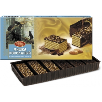 Торт 'Красный Октябрь ' 220г*6 Мишка Кос...