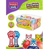 Мармелад Канди Клаб 13гр*50*(12бл) Лапка мармелад на палочке