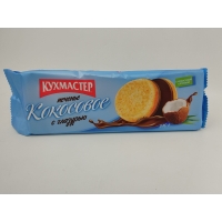 Печенье Кухмастер 240г*12 Кокосовое с глазурью