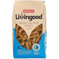 Макаронные изд. 'Макфа ' Livingood 400г*12 HIGH CALCIUM PASTA Fusilli