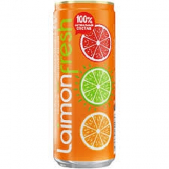 Лаймон Фреш 0,33л*12 Мандарин/лайм/апельсин  ж/б