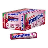 Ментос Pure Fresh жев/резинка 15,5гр*24*(12бл) Вишня