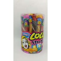 Карамель Канди Клаб 30гр*50*(6 бан) LOLLY STICK леденцы с кислым центром