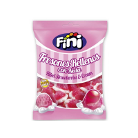 Мармелад жевательный FINI 90г*12 Клубника со сливками посах./Jelly Kisses Besos Fresa