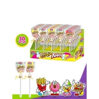 Карамель Канди Клаб 15гр*30*(12бан) Crazy Ланч на палочке