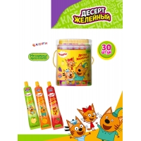 Желейный десерт  Канди Клаб 55мл*30*(8бан) Зубная паста ТРИ КОТА ассорти Новинка!!