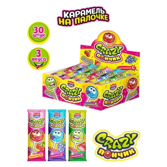 Карамель Канди Клаб 10гр*30*(12бл) Crazy...