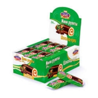 Мини-рулеты 'Мастер Десерта '35г*24*(4бл) Шоколадно-Ореховый