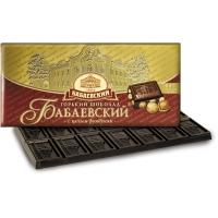 Бабаевский  шоколад 200гр*14 с ФУНДУКОМ горький