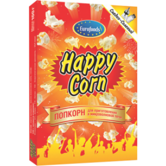 ПопКорн для СВЧ 'Happy Corn 'сладко- соленый 100г*20
