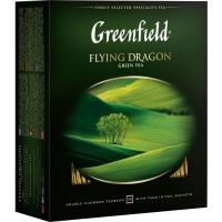 Гринфилд чай 100пак*2г*(9) Флайнг Драгон зеленый/китайский