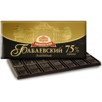 Бабаевский  шоколад 200гр*16 ЭЛИТНЫЙ 75% шоколад