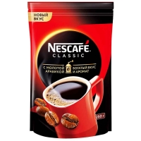 Нескафе Классик ПАКЕТ  250 г*12 с доб.молотого