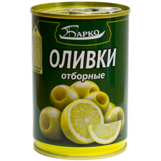 Оливки с лимоном  'Барко ' 280г/300мл*12