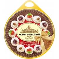 Корж бисквитный 'Невский ' (Ritta) 400г*10 Темный