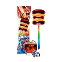 Карамель на свет. палочке  'Люмик ' 10г*30*(24бл) Кола