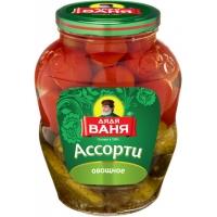 Ассорти Дядя Ваня 1800гр*6 Огурцы+томаты